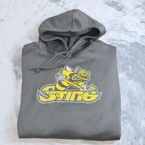 Badger Sport Men's Black Sz L Pullover Hoodie Bee Logo Sport Performance Active